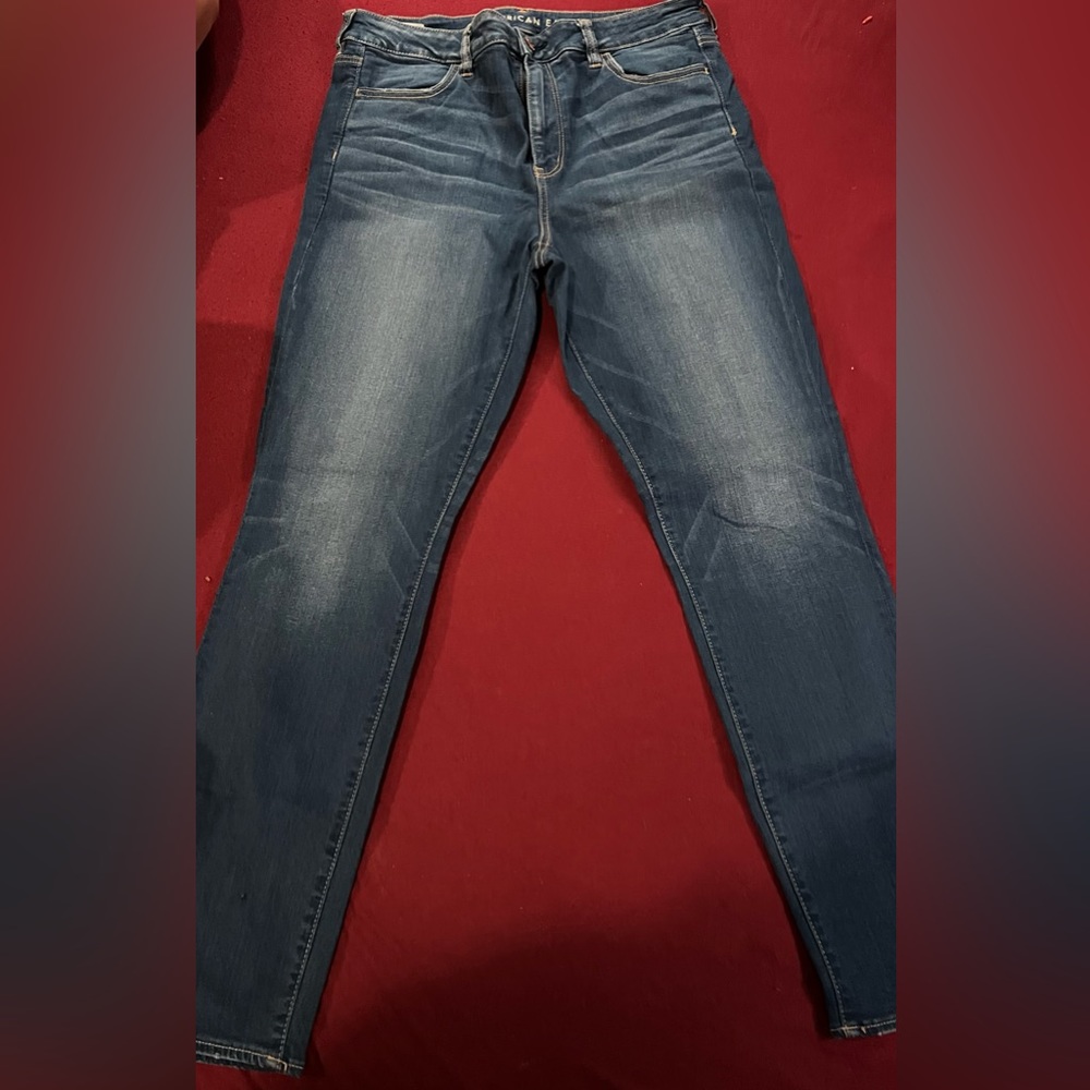 No rip jeans great quality size 16 long American eagle